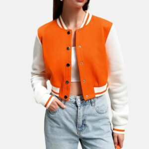 womens-cropped-orange-varsity-jacket